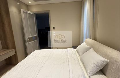 Apartment - 1 Bedroom - 2 Bathrooms for rent in Aljazi Marriott Residences - Mohamed Naguib Axis - North Investors Area - New Cairo City - Cairo
