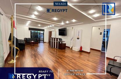Office Space - Studio - 2 Bathrooms for rent in Street 214 - Degla - Hay El Maadi - Cairo