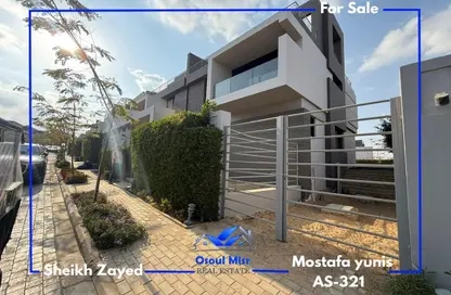 Twin House - 4 Bedrooms - 4 Bathrooms for sale in Patio Al Zahraa - Sheikh Zayed Compounds - Sheikh Zayed City - Giza