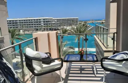 Chalet - 2 Bedrooms - 3 Bathrooms for rent in Marassi - Sidi Abdel Rahman - North Coast