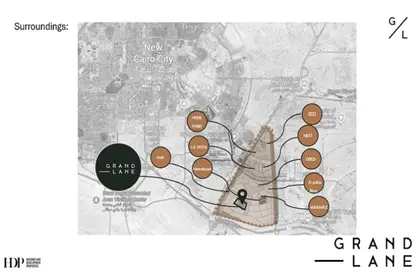 شقة - 3 غرف نوم - 3 حمامات للبيع في جراند لين، - التجمع السادس - مدينة القاهرة الجديدة - القاهرة