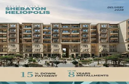 شقة - 2 غرف نوم - 2 حمامات للبيع في روك يارد - شيراتون المطار - النزهة - القاهرة