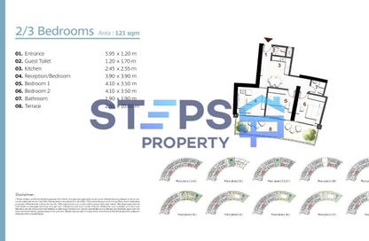 Apartment - 2 Bedrooms - 2 Bathrooms for sale in The Gate Towers - New Alamein City - Al Alamein - North Coast