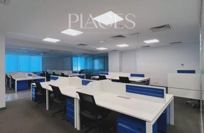 Office Space - Studio - 3 for rent in Bank Center Street - South Teseen St. - The 5th Settlement - New Cairo City - Cairo