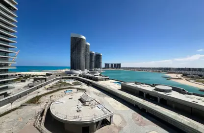 شاليه - 2 غرف نوم - 2 حمامات للبيع في نورث ايدج تاورز - مدينة العلمين الجديدة - العلمين - الساحل الشمالي