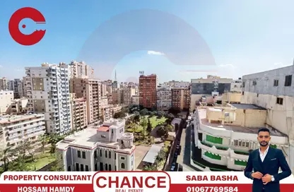 شقة - 3 غرف نوم - 2 حمامات للبيع في شارع بطليموس الفلكي - سابا باشا - حي شرق - الاسكندرية