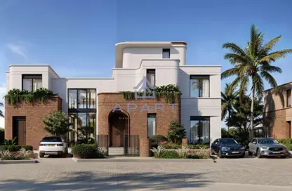 Twin House - 5 Bedrooms - 4 Bathrooms for sale in Crescent Walk - 5th Settlement Compounds - The 5th Settlement - New Cairo City - Cairo