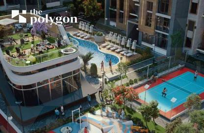 Apartment - 2 Bedrooms - 1 Bathroom for sale in Valencia Valley - Al Andalus District - New Cairo City - Cairo